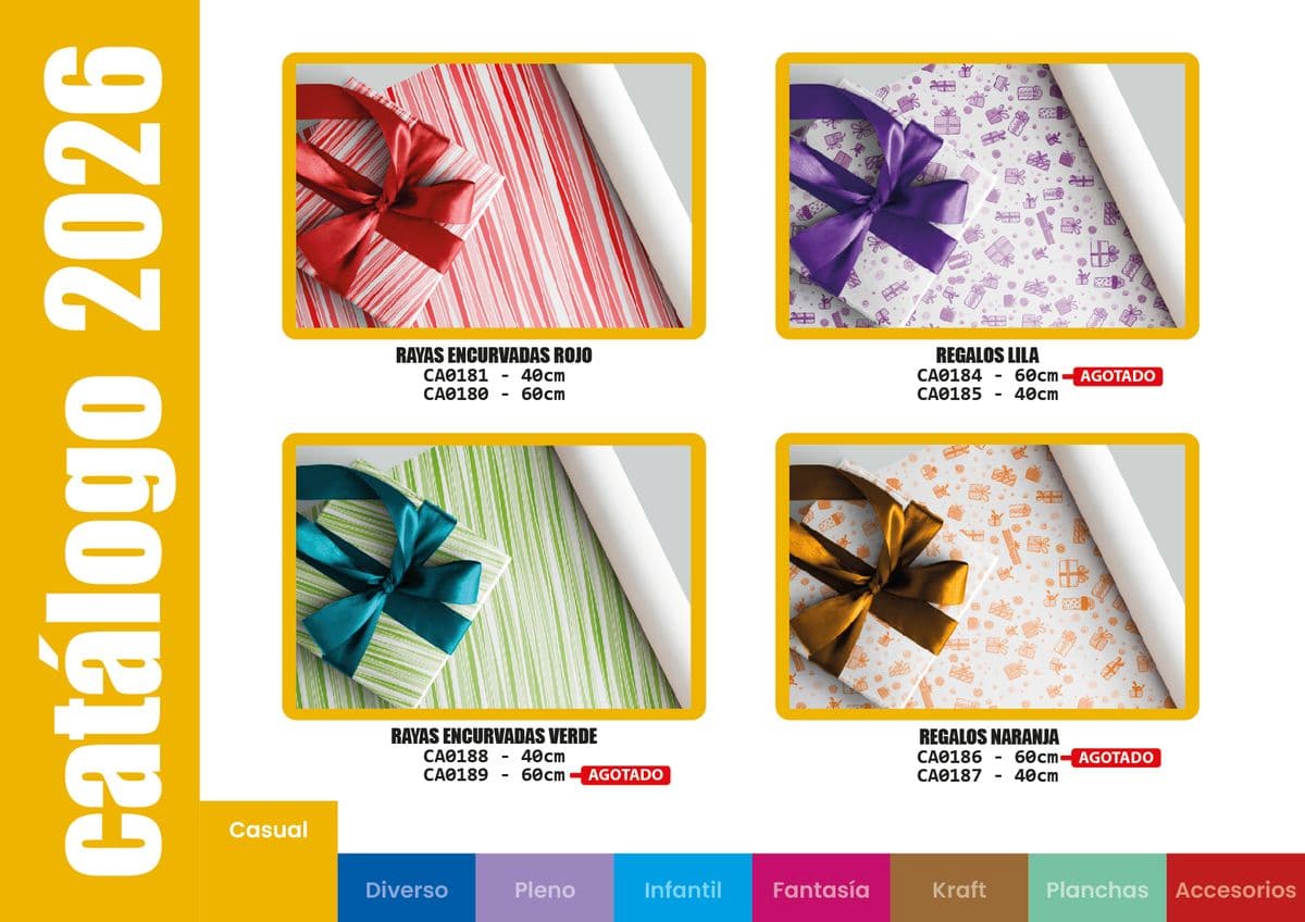 Papel para regalo - Casual 2