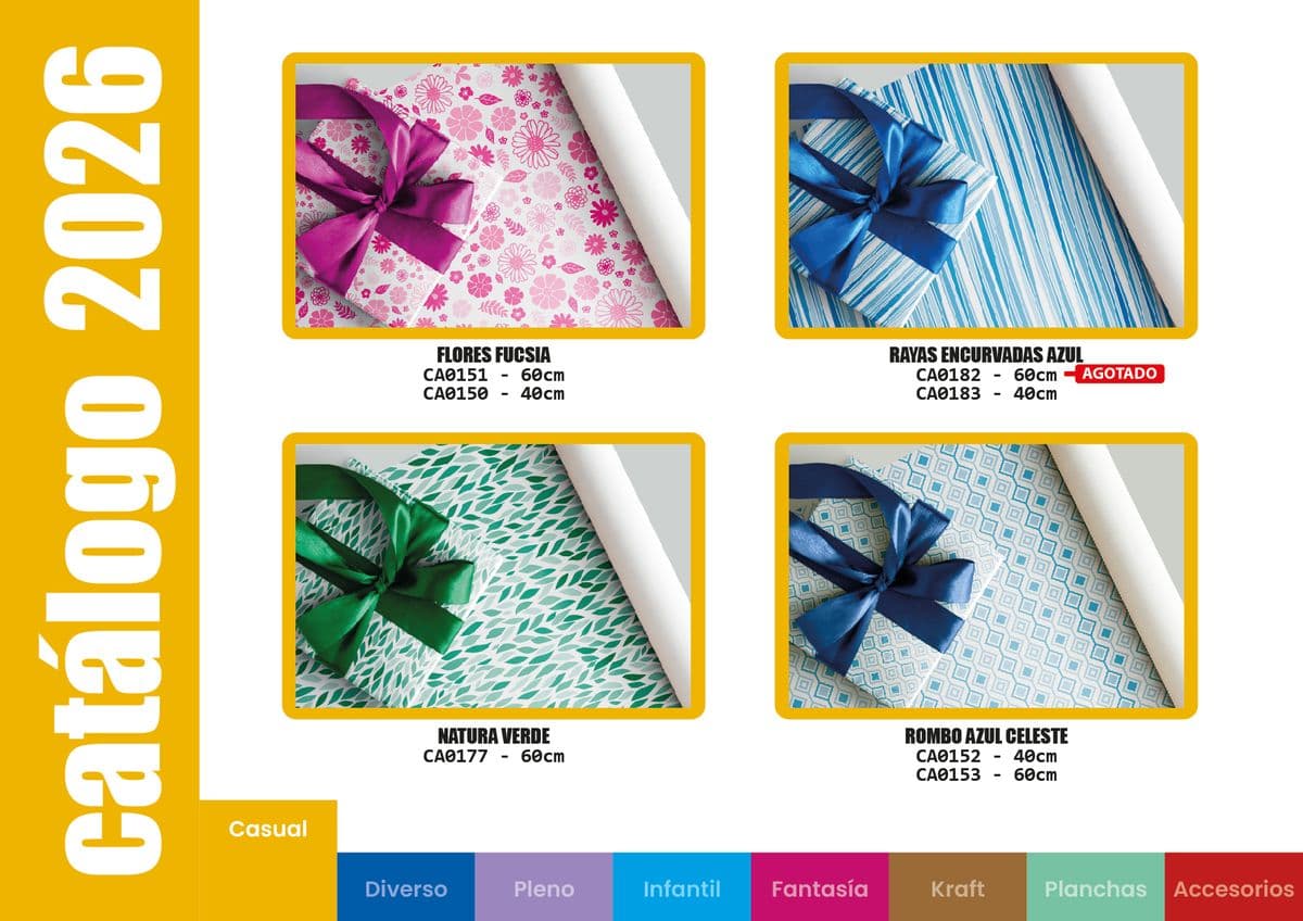 Papel para regalo - Casual 3