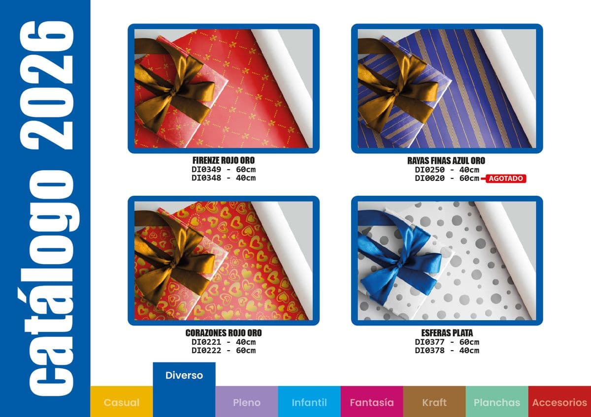 Papel para regalo - Diverso 3