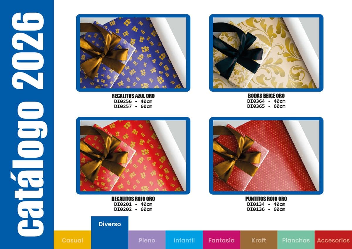 Papel para regalo - Diverso 4