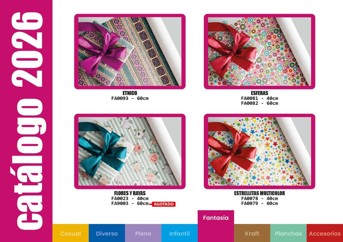 Papel para regalo - Fantasía 4
