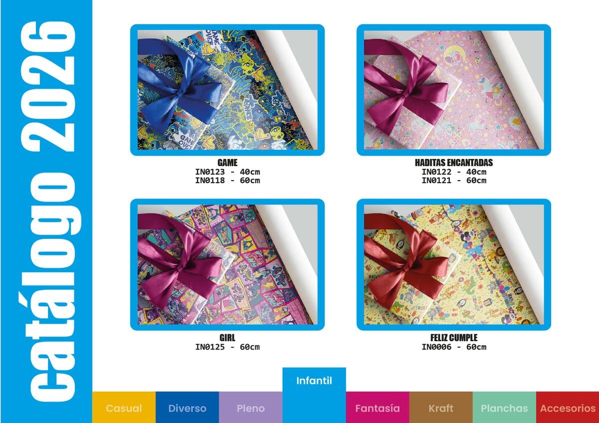 Papel para regalo - Infantil 2